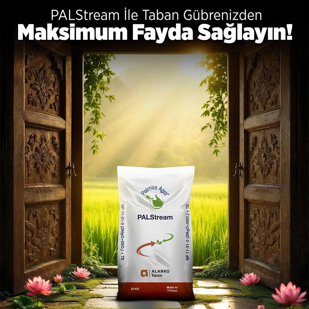 ALARKO PALSTREAM NP 11-51-0 (2MGO+6SO3)+TE MİKRO GRANÜL TABAN GÜBRESİ 20 KG