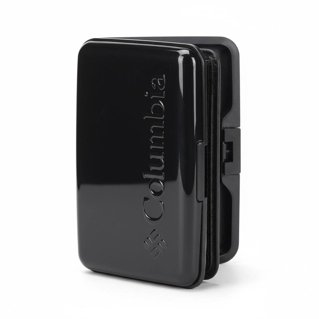 Columbia Security Wallet RFID Korumalı Sert Kapaklı Siyah Kartlık Cüzdan HUM0052