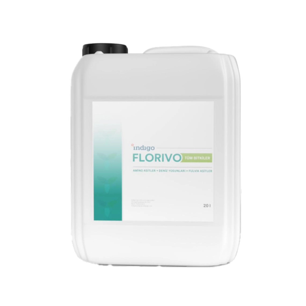  İNDİGO FLORİVO - FLORIVO - TÜM BİTKİLER IÇİN AMİNO ASİTLER - DENİZ YOSUNLARI - FULVİK ASİTLER 20 LT