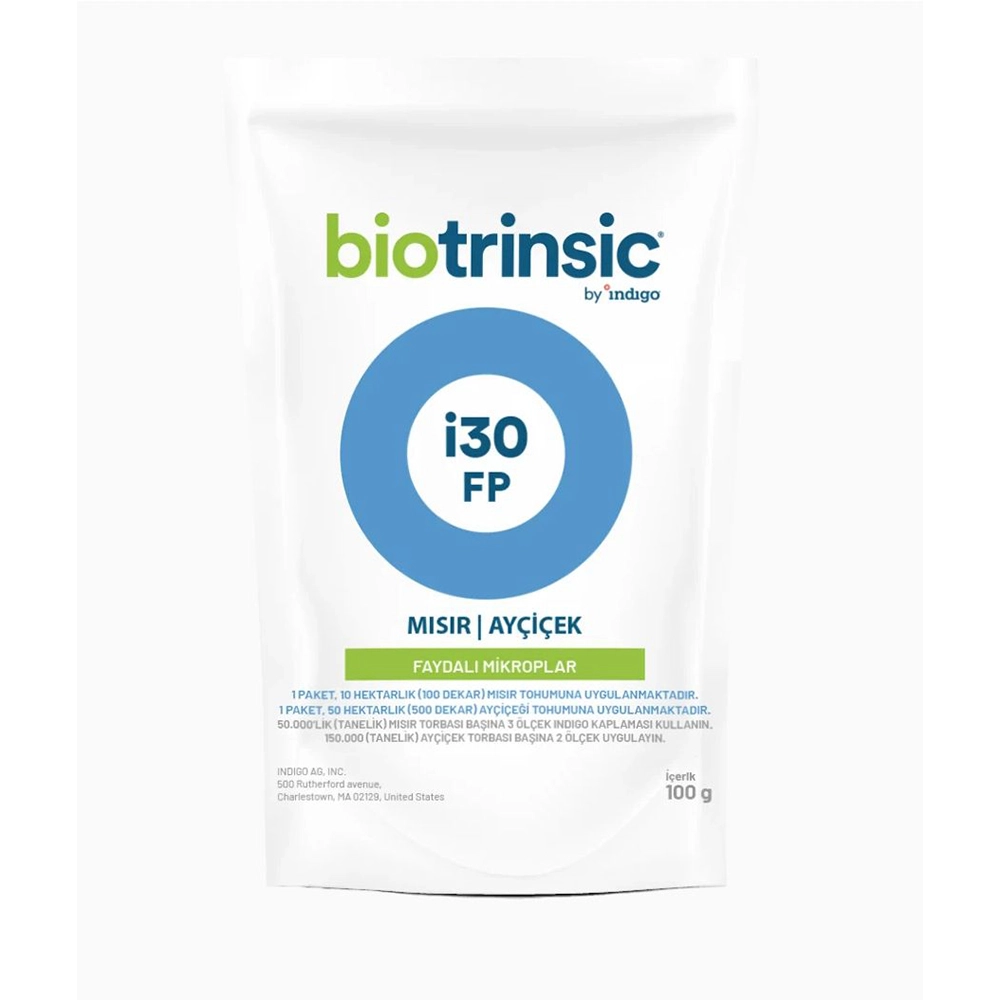 İNDİGO  İ30 FP BİOTRİNSİC AMERİKAN MALI BİYOLOJİK TOHUM KAPLAMA - BAKTERİ/FAYDALI MİKROPLAR 100GR