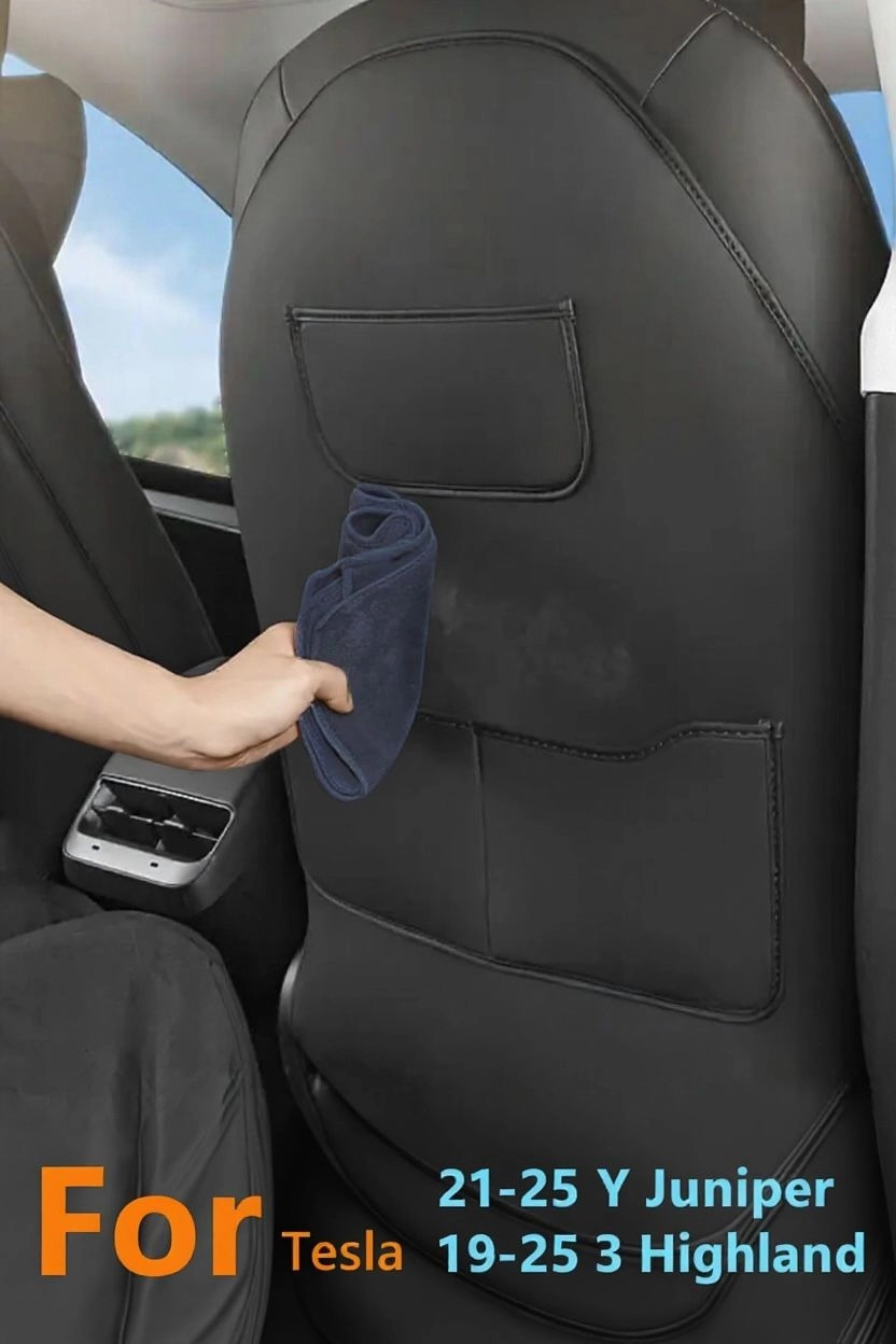 Model Y ve 3 (Juniper Uyumlu) Koltuk Arkası Anti-Kick Koltuk Koruyucu Kılıf 1 Adet