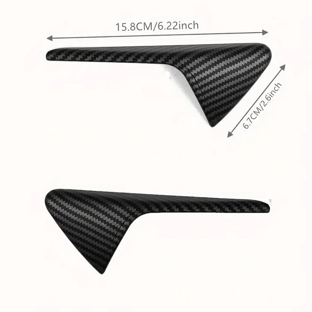 MODEL 3 VE MODEL Y  2024-2025 MODEL YAN KAMERA KAPAKLARI KARBON FİBER DESEN 2 ADET