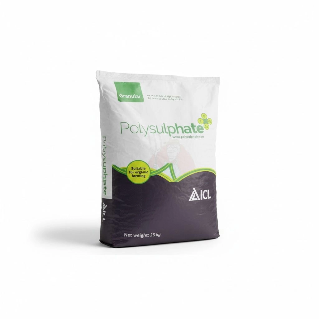 ICL Polysulphate Tam Organik Granül Toprak Düzenleyici 0-0-14​+​17CaO​+​6MgO​+​48SO3 25kg