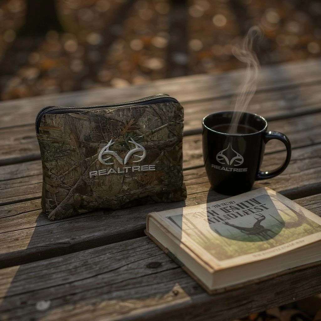 Realtree Camo El Çantası 22cmx15cm - Outdoor El Çantası Cüzdan Clutch
