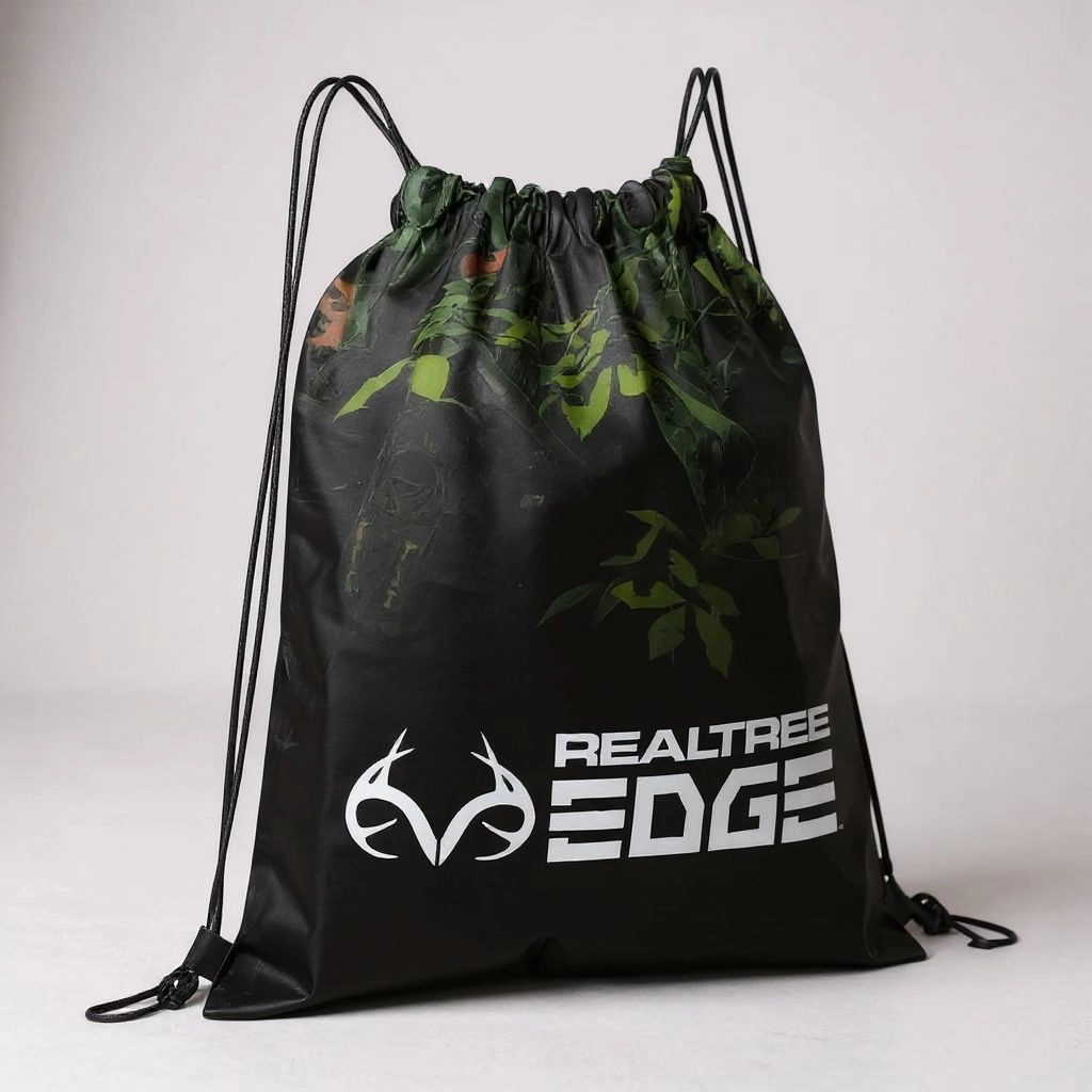 Realtree Kamuflaj Outdoor Çantası - Camo Outdoor Sırt Çantası Basic - Drawstring Sırt Çantası