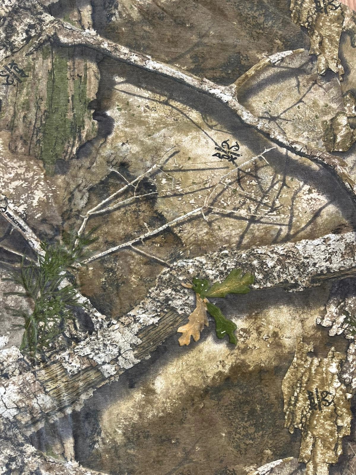 Realtree APX Kısa Kollu Tişört Koku Kontrollü Kamuflaj Doğa ve Balıkçılık Üstü RTAPX - M 