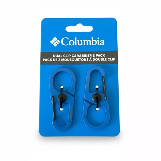 Columbia GSO0043 Dual Clip Carabiner Mavi 2li Set Ekipman Taşıyıcı
