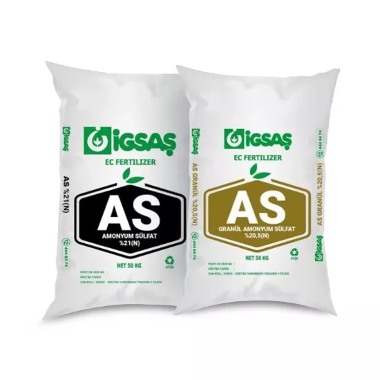 DURTUR TARIM - İGSAŞ AS GÜBRE ŞEKER GÜBRESİ ÇİM GÜBRESİ %21N 50 KG