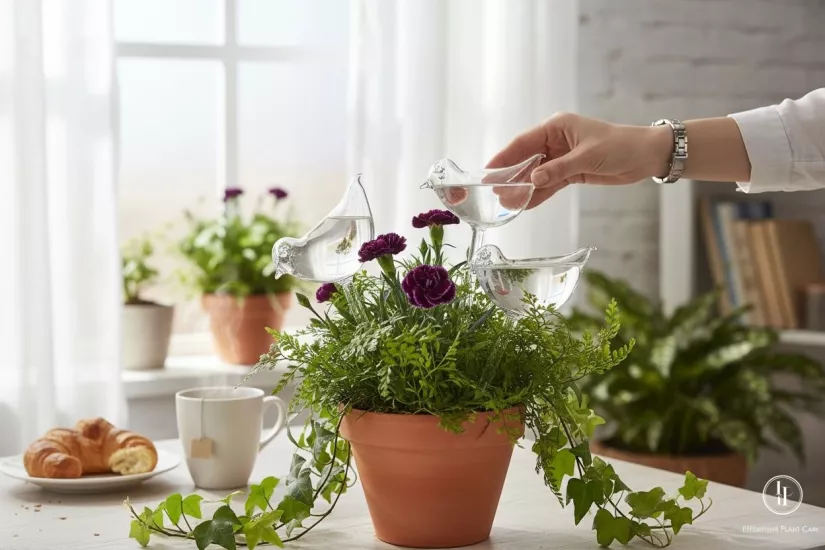 Kuş Şeklinde Bitki Sulama Globları - Bitki Sulama Aparatı 5 Adet