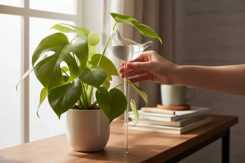 Kuş Şeklinde Bitki Sulama Globları - Bitki Sulama Aparatı 5 Adet