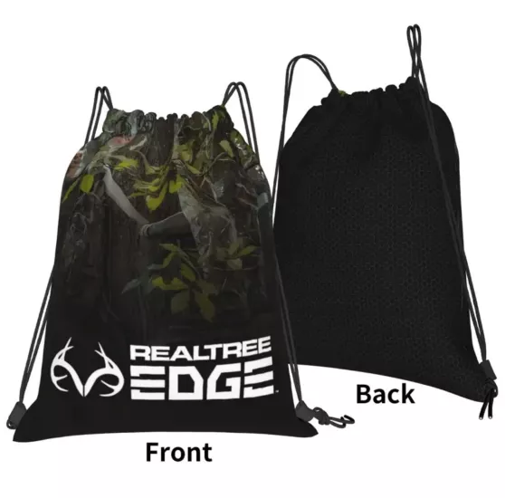 Realtree Kamuflaj Outdoor Çantası - Camo Outdoor Sırt Çantası Basic - Drawstring Sırt Çantası