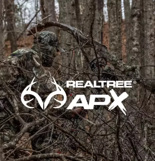 Realtree RTAPX APX Kamuflaj Kısa Kollu Koku Kontrollü Outdoor Tişört M