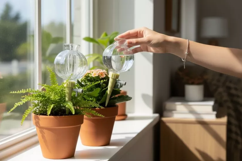 Otomatik Bitki Damlama Sulama Aparatı - Bitki Sulama Aparatı 2 Adet