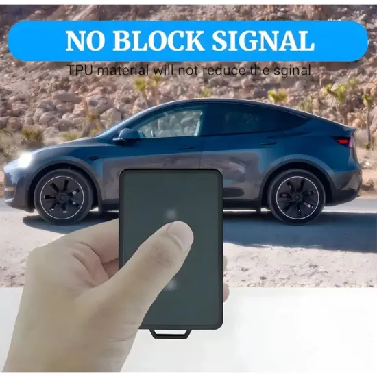 DURTUR TARIM -  MODEL Y İÇİN KART KORUYUCU KILIF SİYAH RENK