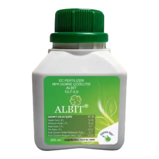 DURTUR TARIM - ALBİT YAŞATAN DAMLA NPK GÜBRE ÇÖZELTİSİ 250 ML