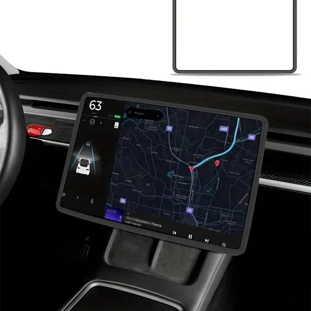 MODEL 3 VE MODEL Y (JUNİPER) SİLİKON EKRAN KORUYUCU - SİYAH