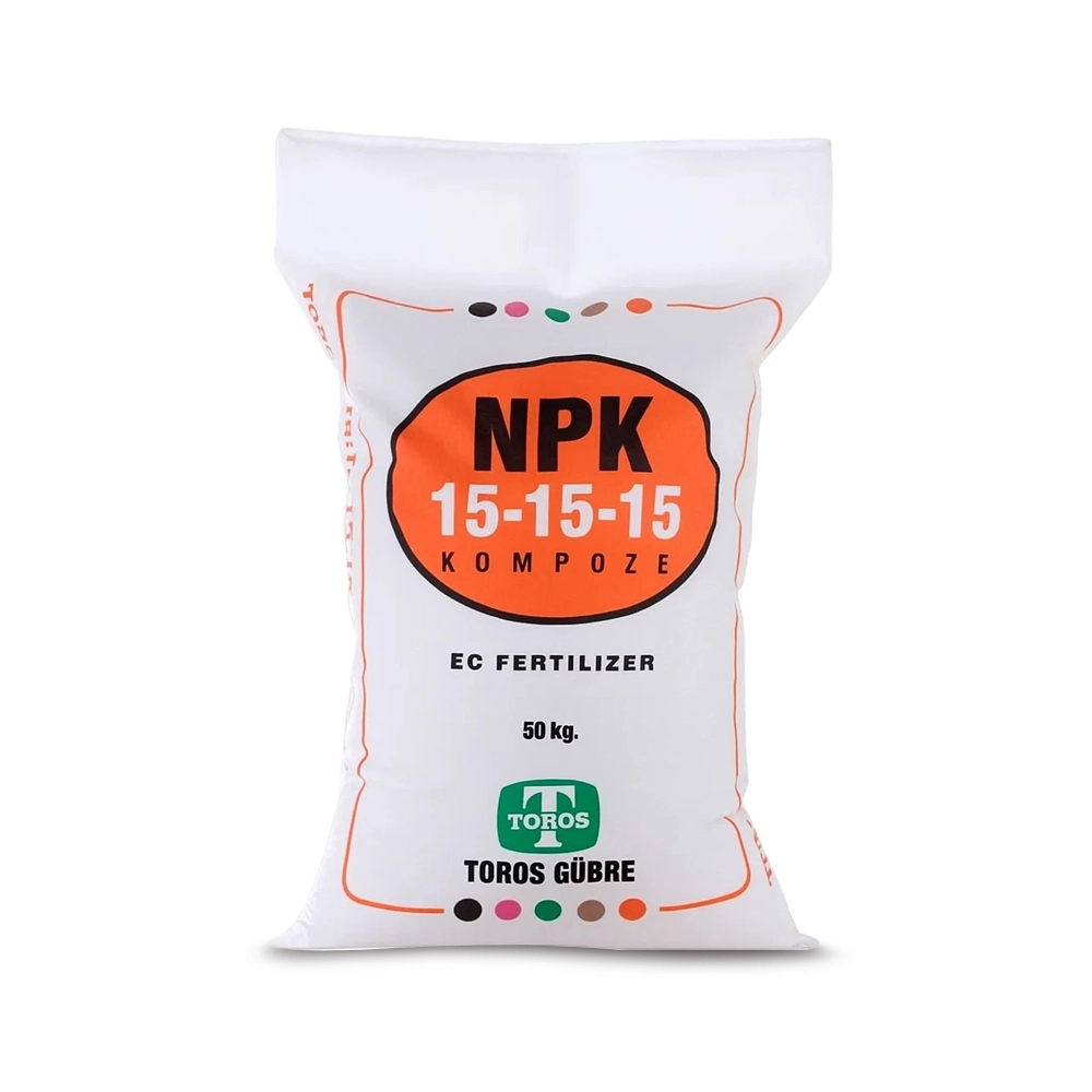 TOROS GÜBRE 15-15-15 KÜKÜRTLÜ KOMPOZE 50 kg