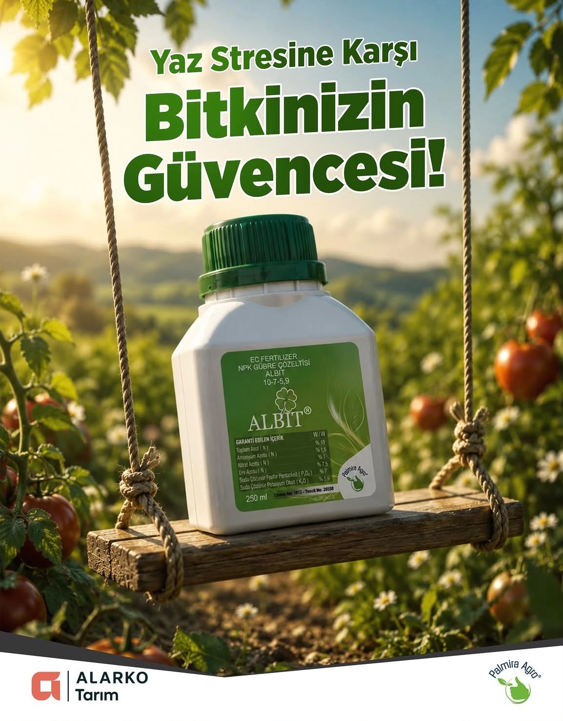 ALBİT YAŞATAN DAMLA NPK GÜBRE ÇÖZELTİSİ 250 ML